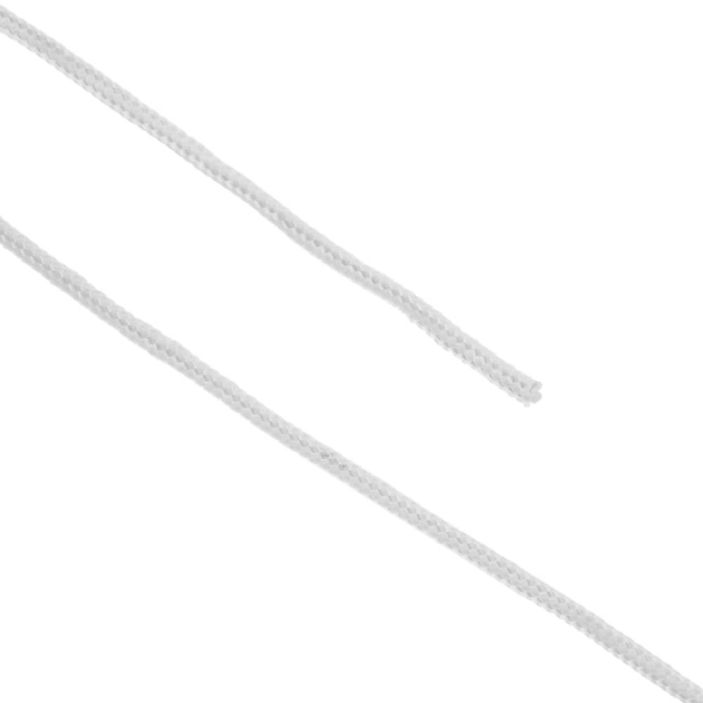 Corde tressée en nylon 10 m x 3 mm blanc