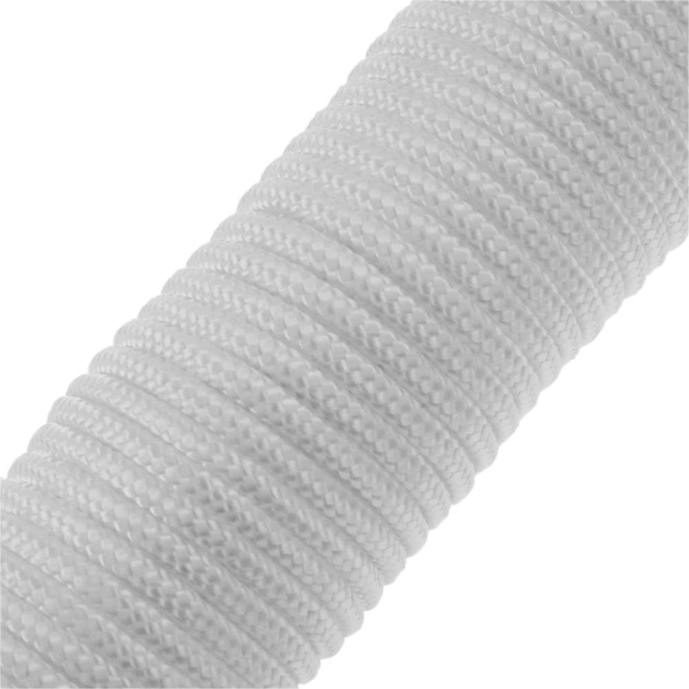 Corde tressée en nylon 10 m x 3 mm blanc