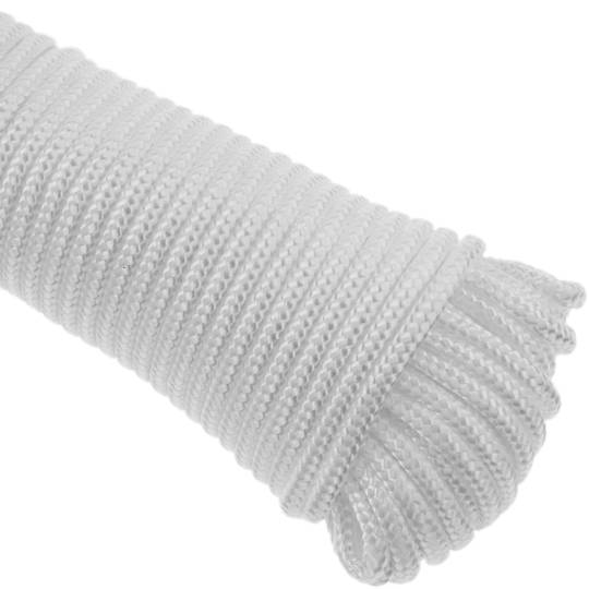 Lina pleciona z nylonu 10 m x 3 mm biała