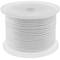 Corda trançada de nylon 100 m x 6 mm branca