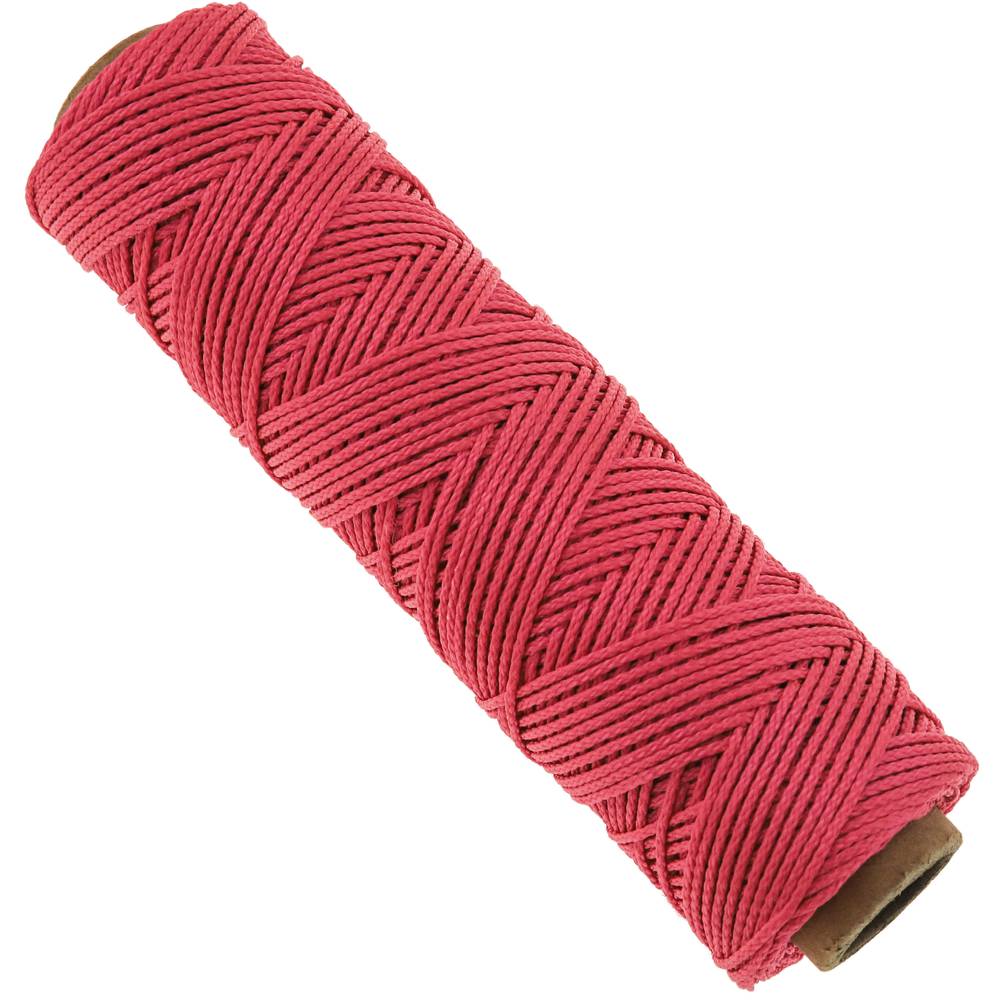 Nylon braided twine 50 m x 1 mm pink - Cablematic