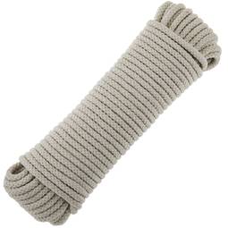 Macrame Rope, 5mm X 90m 8 Strands Natural Cotton Rope For Knitting Hanging  Plant Diy Decoration, Beige