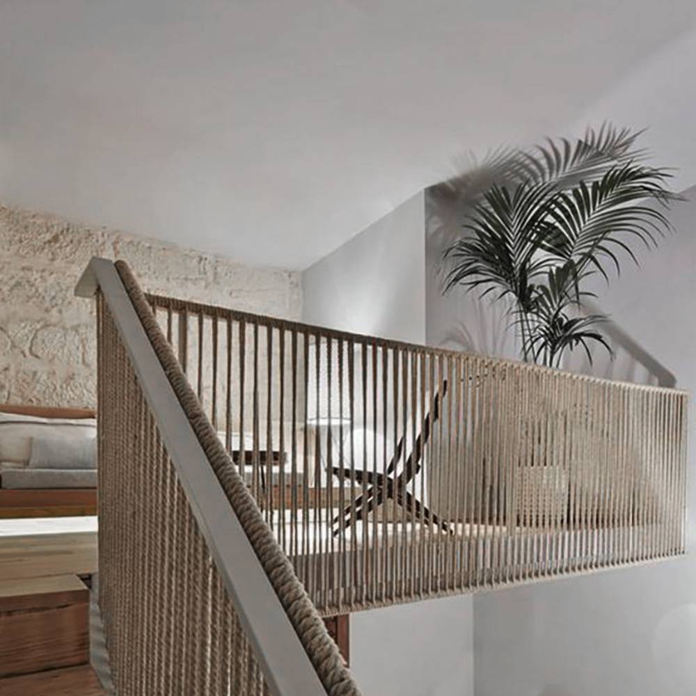 Corda di cotone intrecciata 20 m x 4 mm naturale