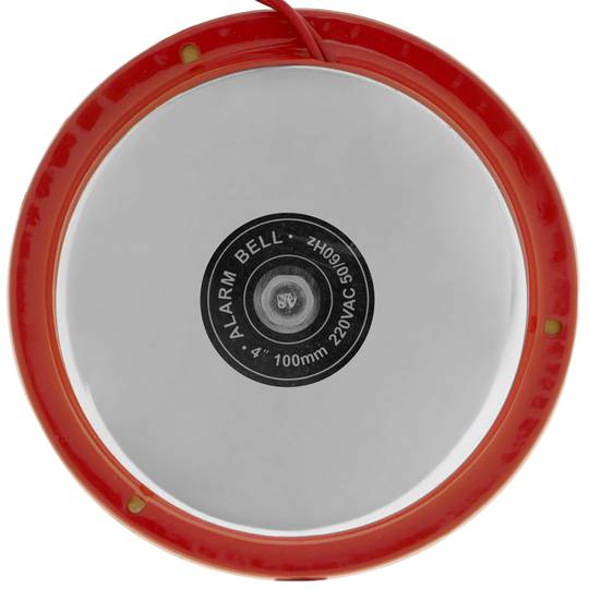 Elektrische bel chrome bel 100 mm voor alarm 85 dB