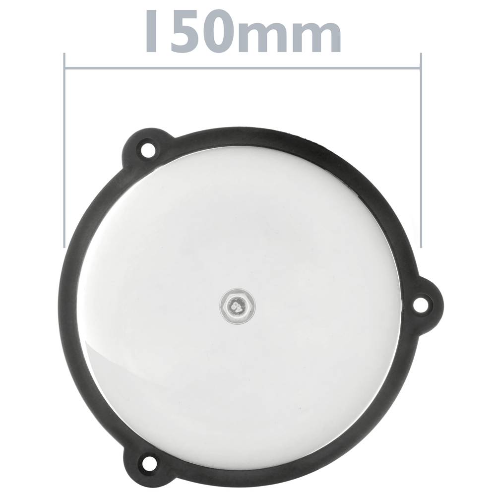 Sino elétrico 220 VAC sino cromado 150 mm para alarme