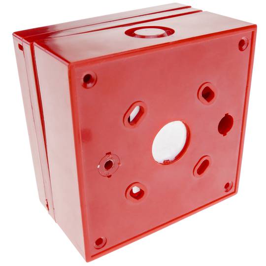 Emergency manual push button for fire alarms