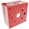 Emergency manual push button for fire alarms