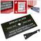 Emergency manual push button for fire alarms