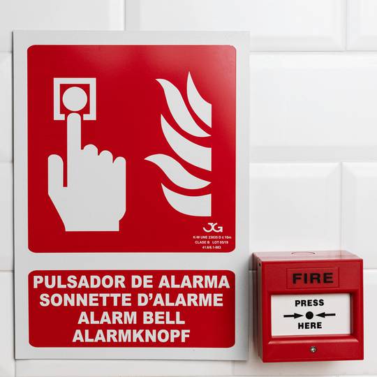 Awaryjny ręczny przycisk alarmów pożarowych ze światłem LED