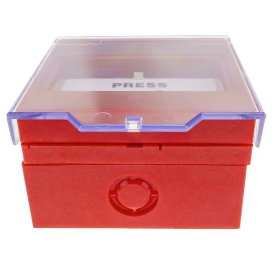 Awaryjny przycisk ręczny z pokrywą do alarmów pożarowych