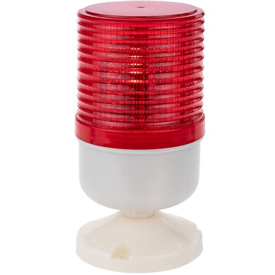 Luz vermelha 82 mm com rotação motorizada para alarme de emergência policial