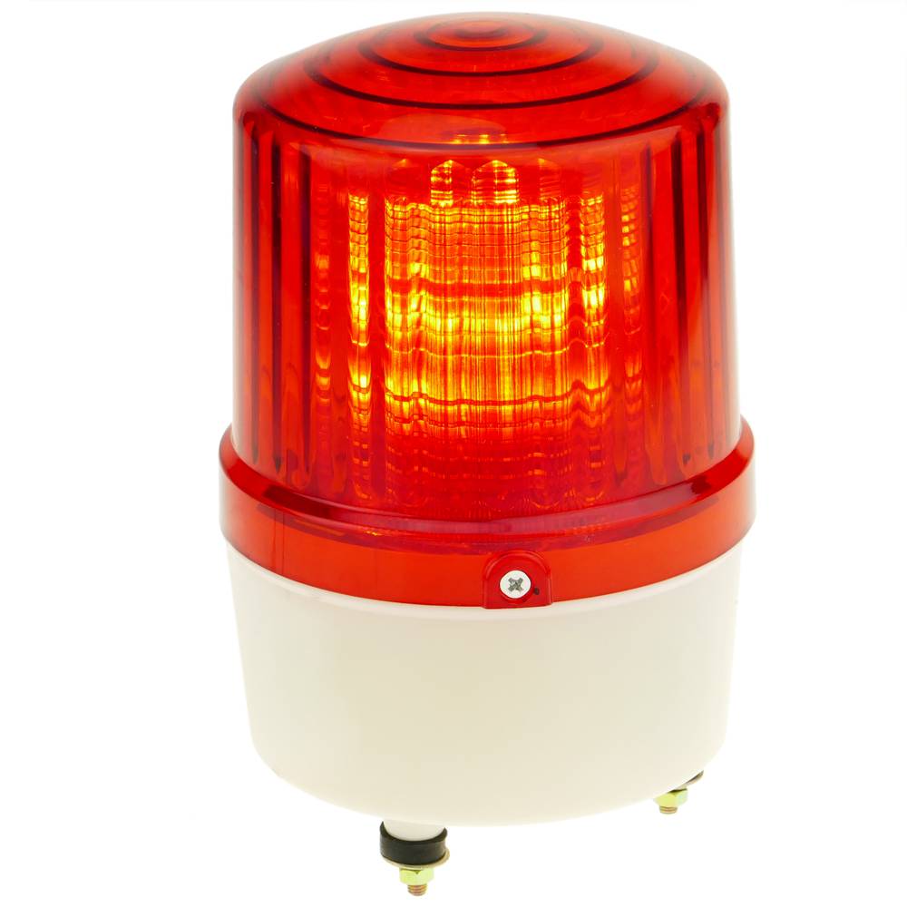 Gyrophare LED, Alarme Sonore et Lumineuse LED Voyant D'avertissement  Rotatif Guérite Voyant D'avertissement Indicateur de Chantier 220V, Feux