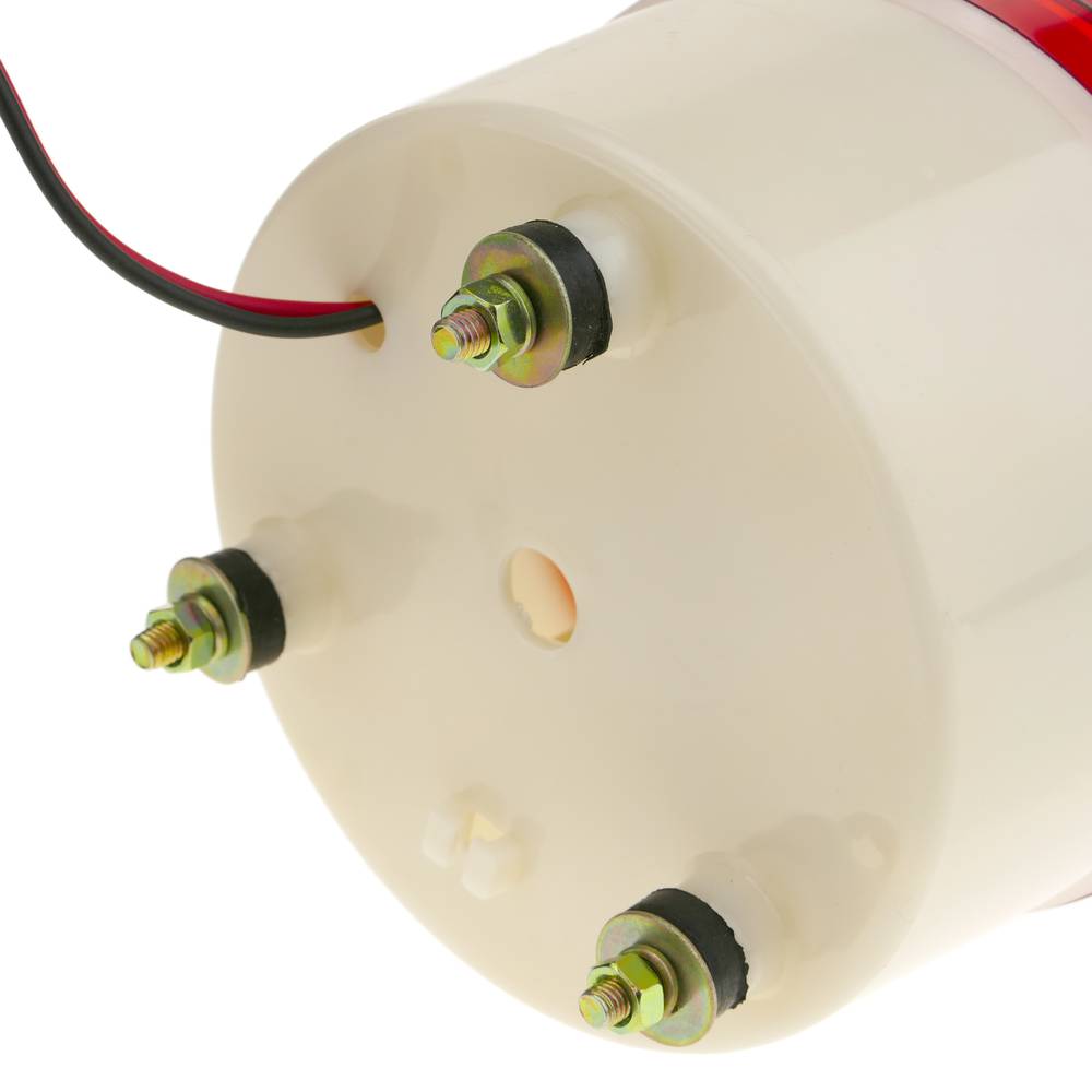 Lampe de Signal LED rouge 82mm. Gyrophare avec effet de rotation