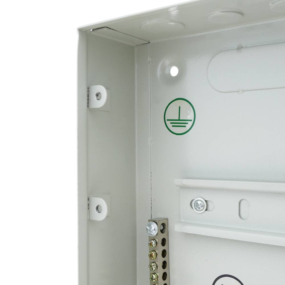 Caja de distribución eléctrica de 6 módulos 17.5 mm IP40 para superficie de metal SPN