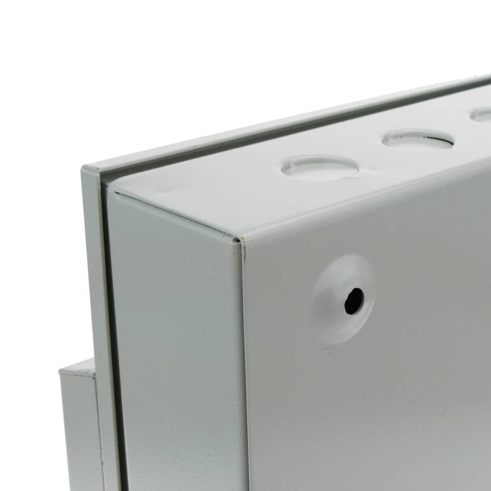 Caja de distribución eléctrica de 6 módulos 17.5 mm IP40 para superficie de metal SPN