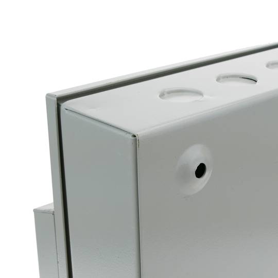 Caja de distribución eléctrica de 6 módulos 17.5 mm IP40 para superficie de metal SPN