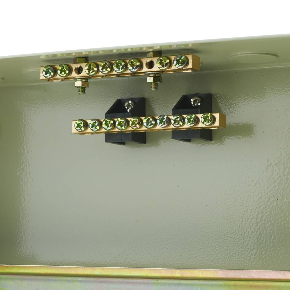Boîte de distribution électrique de 10 modules 18mm IP40 pour surface métallique SPN