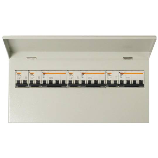 Caja de distribución eléctrica de 20 módulos 17.5 mm IP40 para superficie de metal SPN