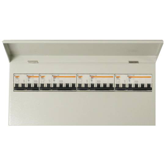 Caixa de distribuição elétrica de 22 módulos 18 mm IP40 para superfície metálica SPN