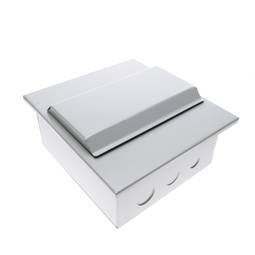 Boîtier de distribution électrique 6 modules 17.5 mm IP40 pour rinçage métal SPN