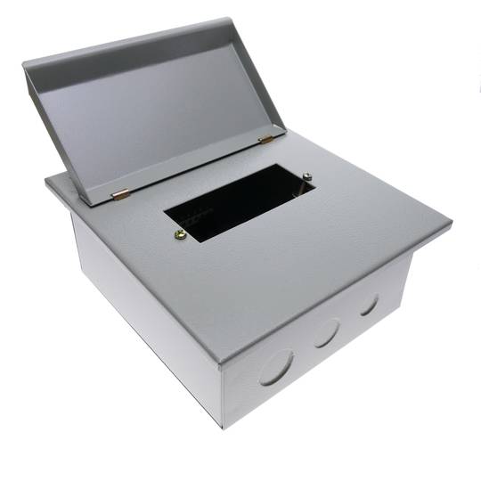 Scatola di distribuzione elettrica 6 moduli 17,5 mm IP40 per SPN a scarico metallico