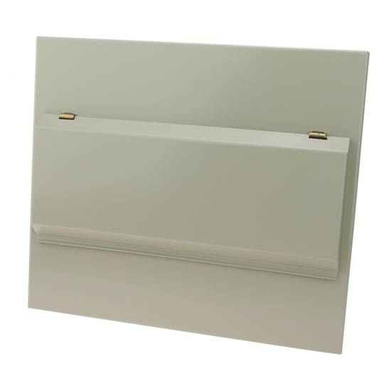 Scatola di distribuzione elettrica di 10 moduli 18mm IP40 per SPN a scarico metallico