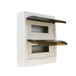 Boîte de distribution électrique de 24 modules de 17,5 mm pour surface en plastique ABS SPN IP40