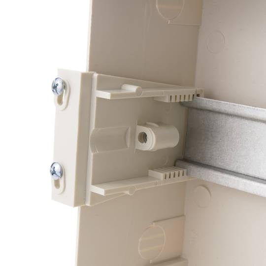 Electrical distribution box 6 modules recessed plastic ABS SPN IP40