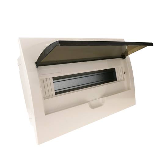 Caixa de distribució elèctrica de 18 mòduls d'encastar de plàstic ABS SPN IP40