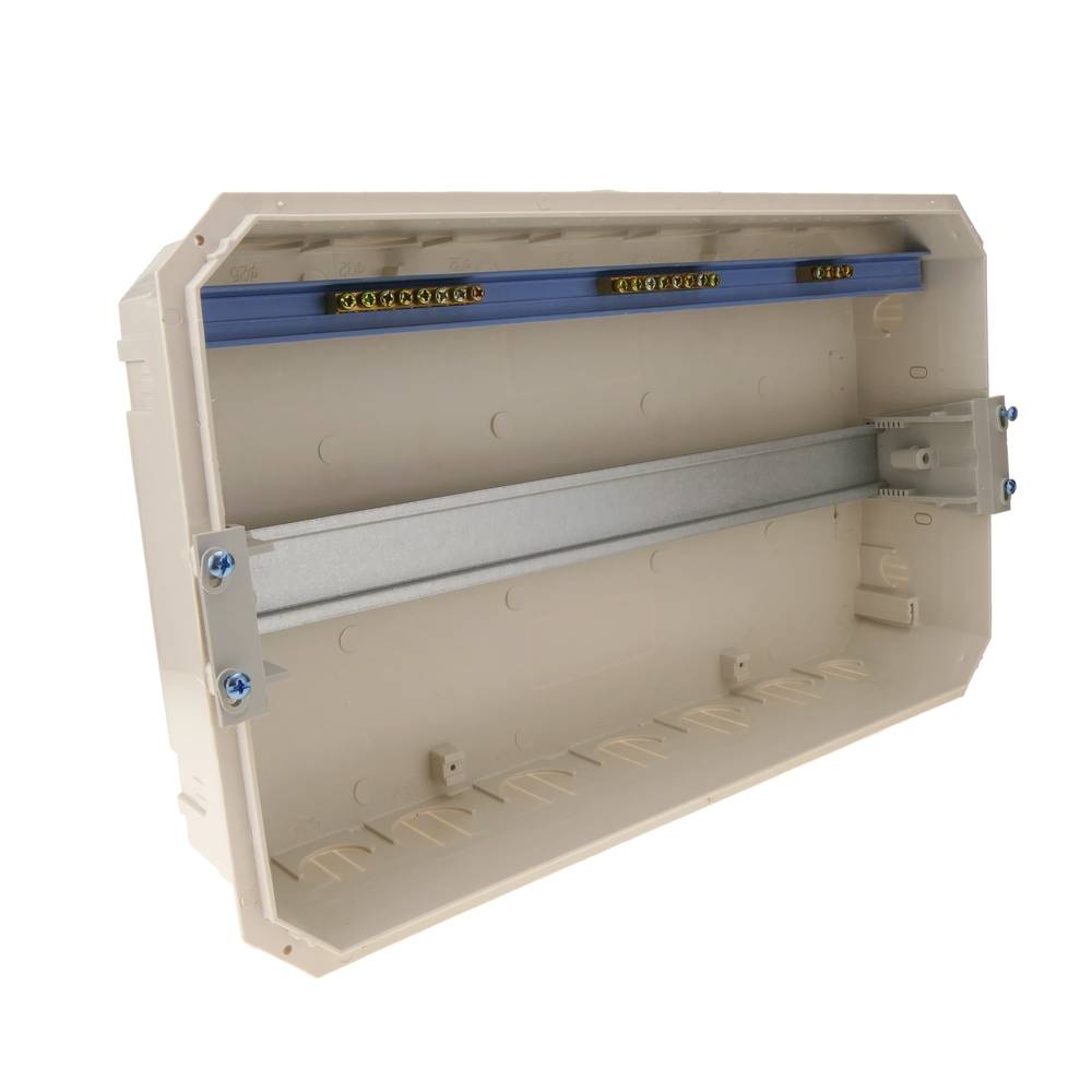Caixa de distribució elèctrica de 18 mòduls d'encastar de plàstic ABS SPN IP40