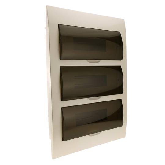 Caja de distribución eléctrica de 36 módulos de empotrar de plástico ABS SPN IP40