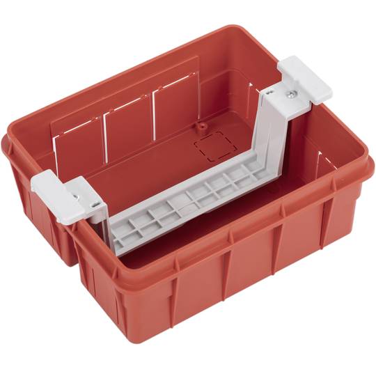 Scatola di distribuzione elettrica in plastica ABS per montaggio a parete con 8 moduli