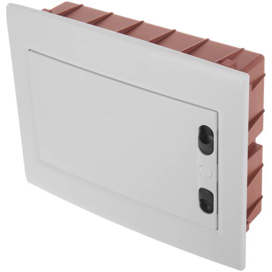 Elektrische verdeelkast van ABS kunststof voor wandmontage met 12 modules