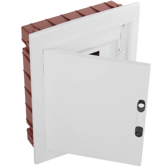 Elektrische verdeelkast van ABS kunststof voor wandmontage met 24 modules