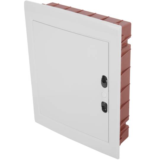 Elektrische verdeelkast van ABS kunststof voor wandmontage met 24 modules