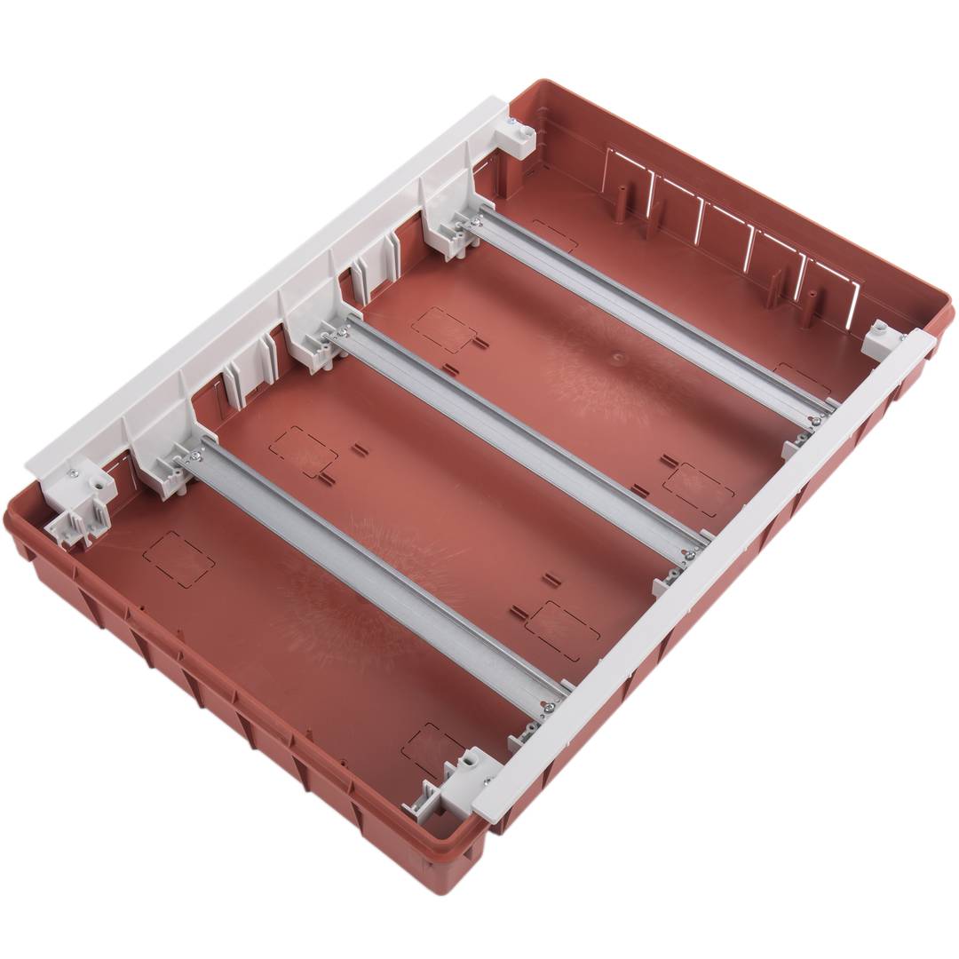 Skrzynka rozdzielcza z tworzywa ABS do montażu naściennego z 54 modułami