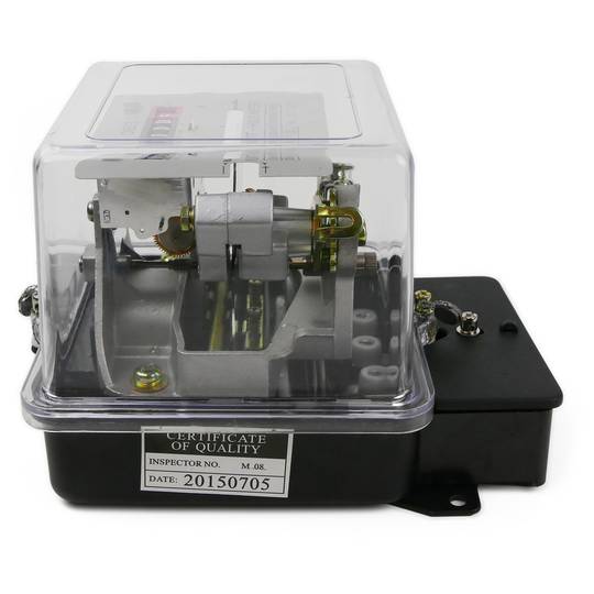 Contatore misuratore corrente elettrica alternata monofase 30A 230V 50Hz plastica trasparente