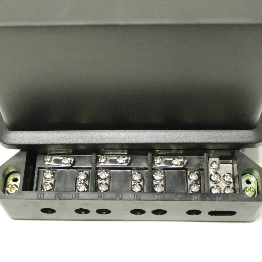 Compteur d'électricité 3 phases 3x10A 230V 50Hz plastique noir