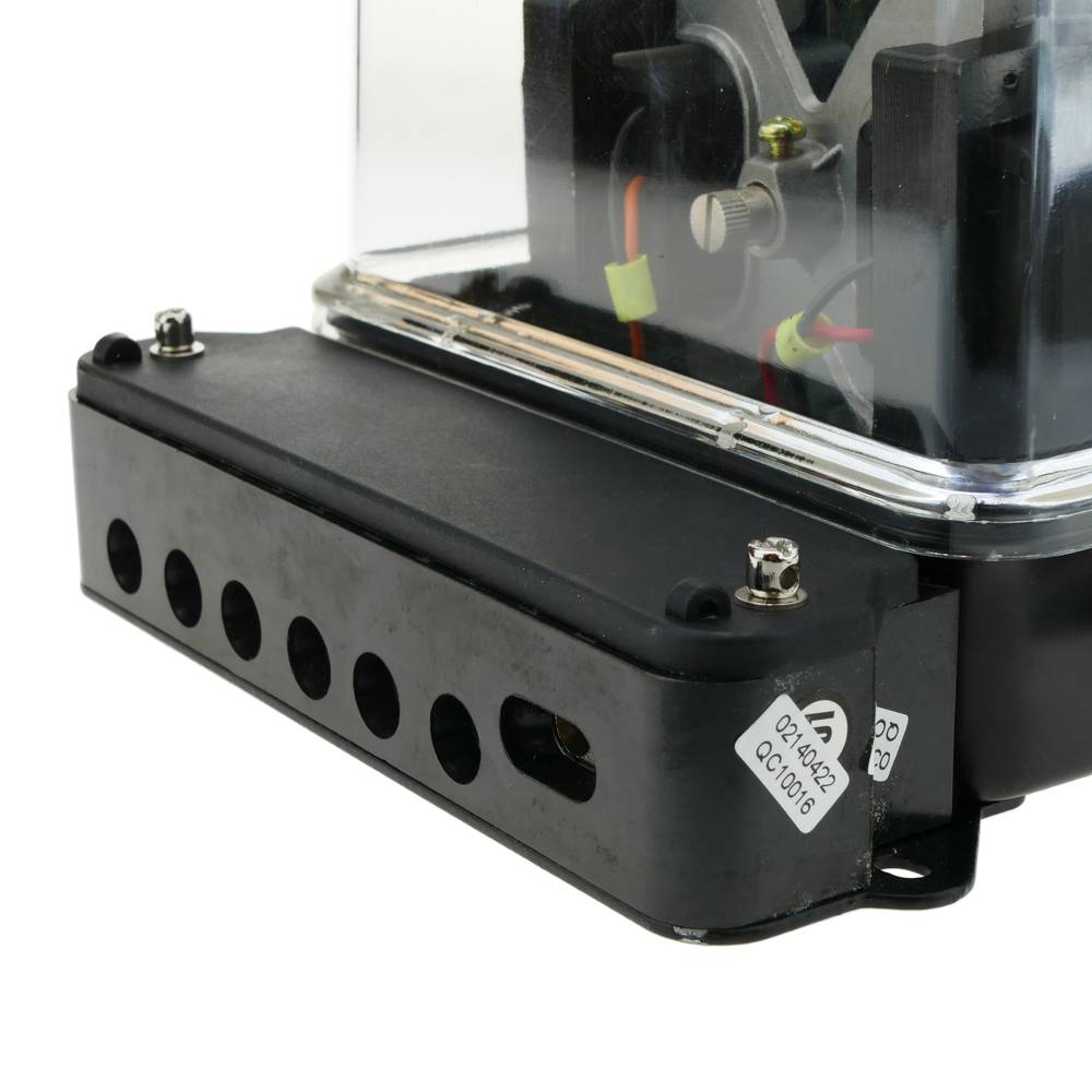 Contador medidor de electricidad trifásico 3x30A 230V 50Hz de plástico transparente