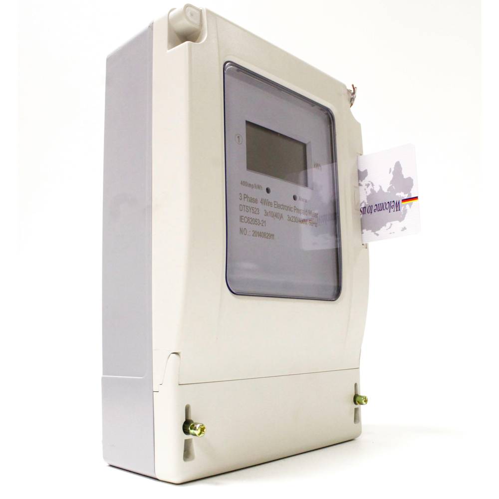 Medidor de energia elétrica digital trifásico 3x10A 230V 50Hz