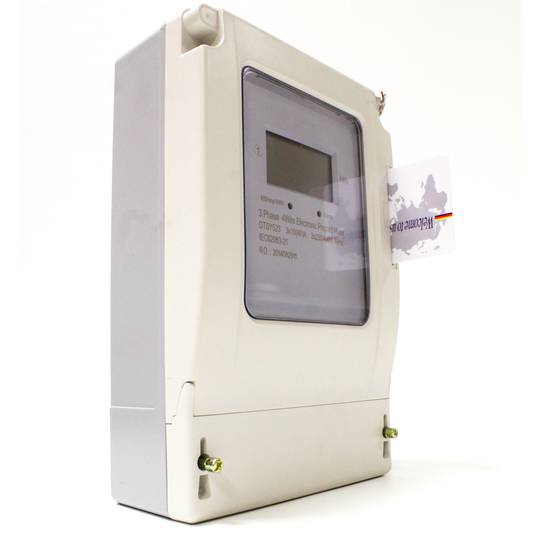 Medidor de energia elétrica digital trifásico 3x10A 230V 50Hz