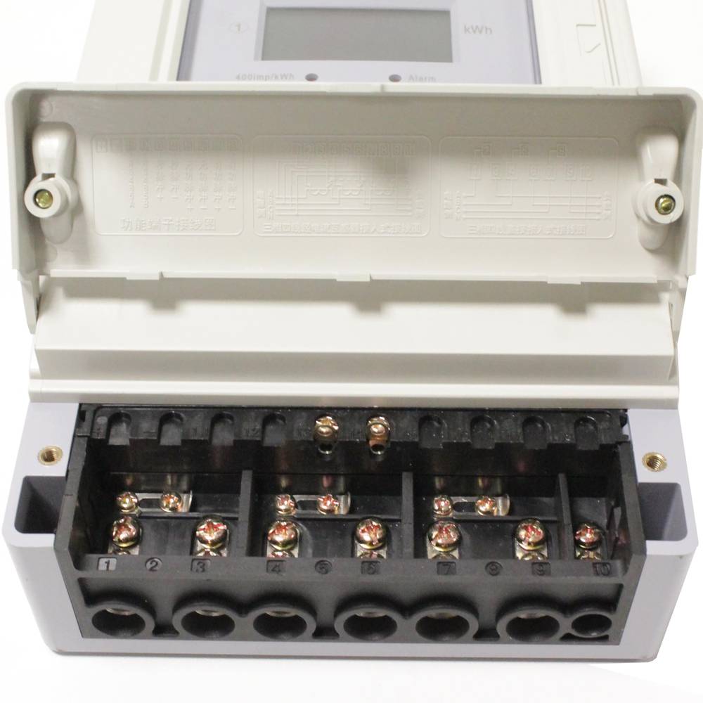 Medidor de energia elétrica digital trifásico 3x10A 230V 50Hz