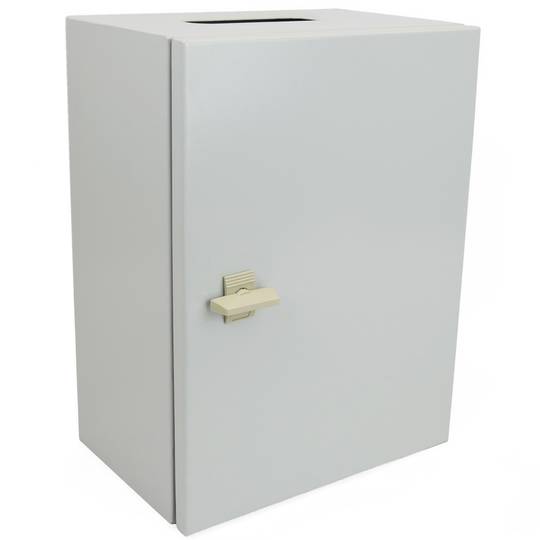 Metal electrical distribution box IP65 for wall mounting 200x200x150mm