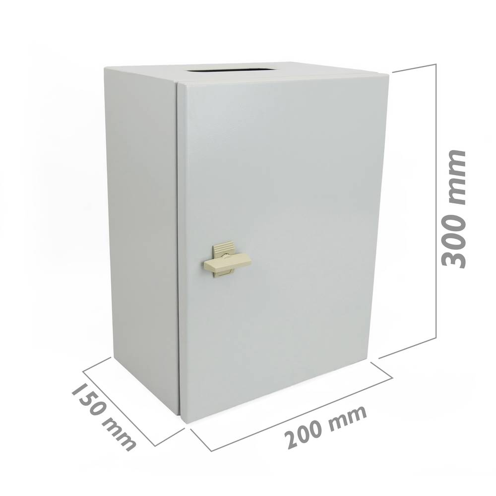 Caixa de distribuição elétrica de metal IP65 para a parede 300x200x150mm montagem