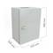 Boîte de distribution électrique en métal IP65 pour montage mural 300x250x200mm