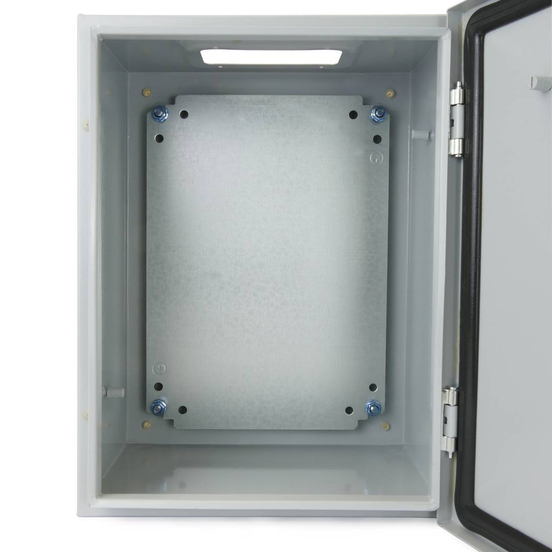 Metal electrical distribution box IP65 for wall mounting 400x300x200mm