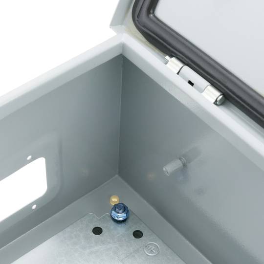 Boîte de distribution électrique en métal IP65 pour montage mural 400x300x300mm