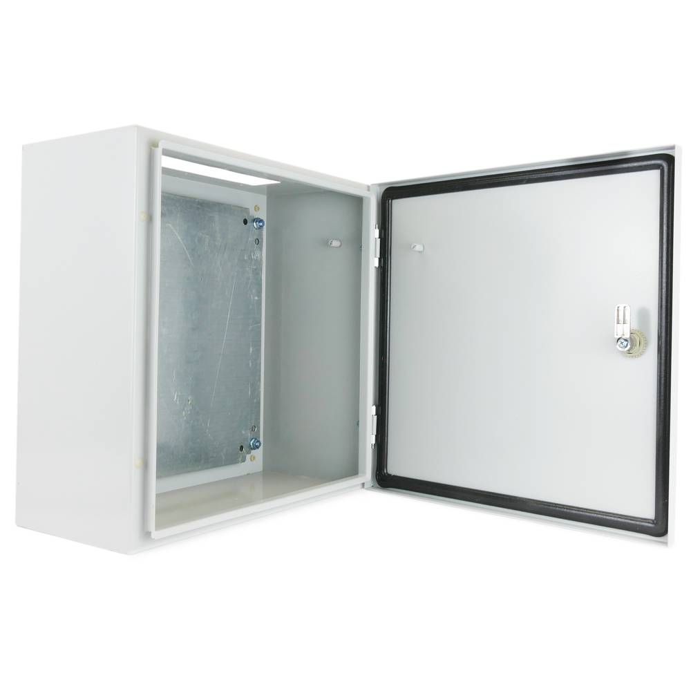 Scatola di distribuzione elettrica di metallo IP65 per il montaggio a parete 400x400x150mm