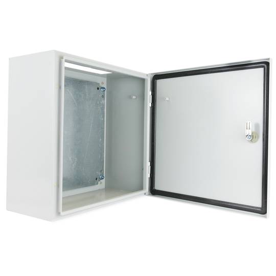Scatola di distribuzione elettrica di metallo IP65 per il montaggio a parete 400x400x150mm