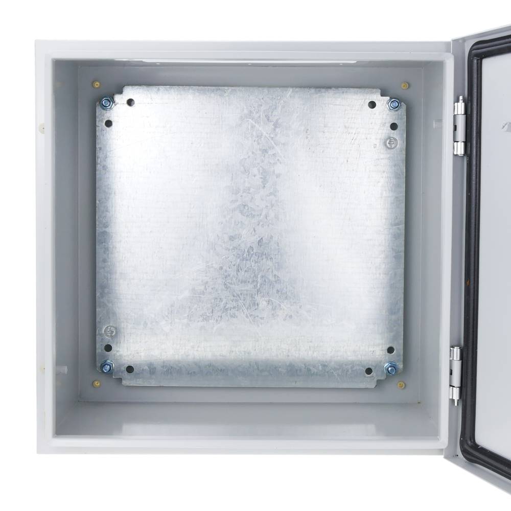 Scatola di distribuzione elettrica di metallo IP65 per il montaggio a parete 400x400x150mm